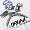 "Drunk" Oversized T-Shirt -TENSHI™ STREETWEAR