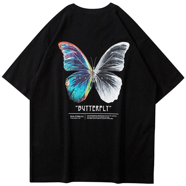 ★PAKUA★BUTTERFLY OVERSIZED T-SHIRTS★送料・関税込★ BUTTERFLY OVERSIZED T-SHIRTS - PAKUA