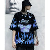 "Blue Flame" T-Shirt -TENSHI™ STREETWEAR