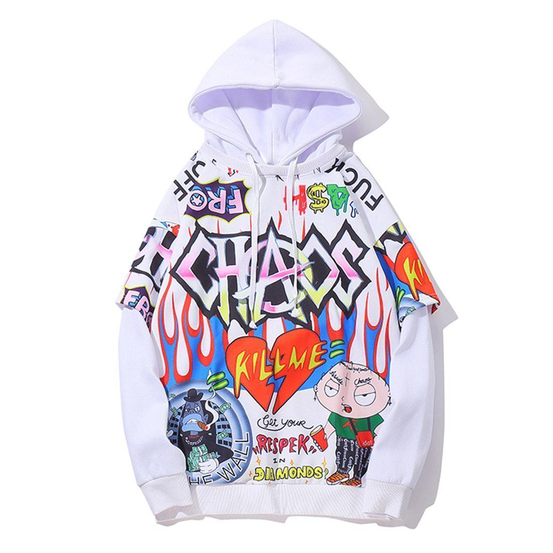 "Chaos" Hoodie -TENSHI™ STREETWEAR