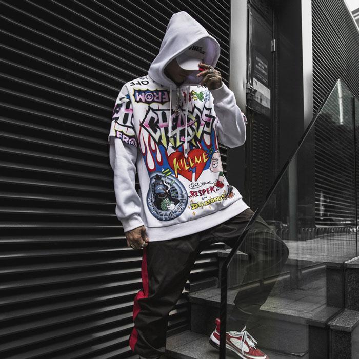 "Chaos" Hoodie -TENSHI™ STREETWEAR