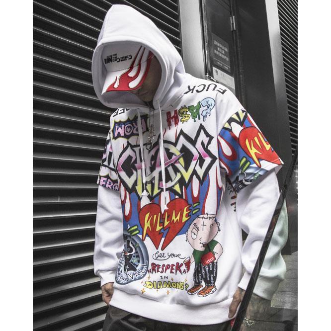 "Chaos" Hoodie -TENSHI™ STREETWEAR