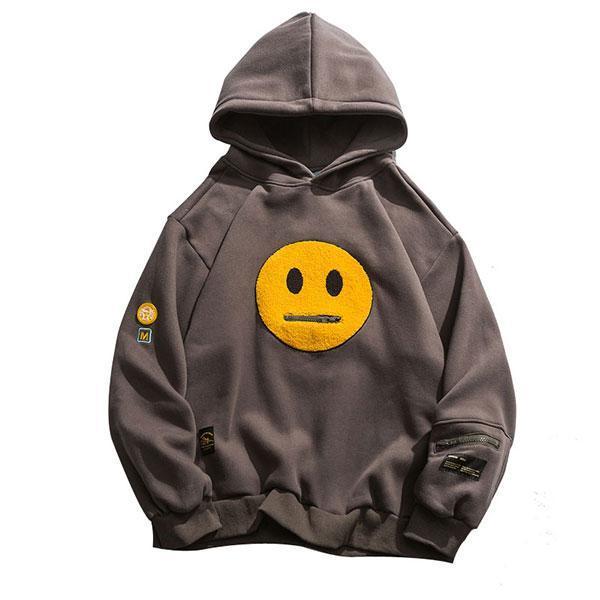Hoodie "Smiley" -TENSHI™ STREETWEAR