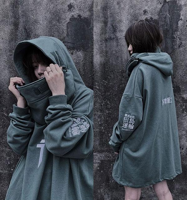 Hoodie Techwear "Katori" -TENSHI™ STREETWEAR