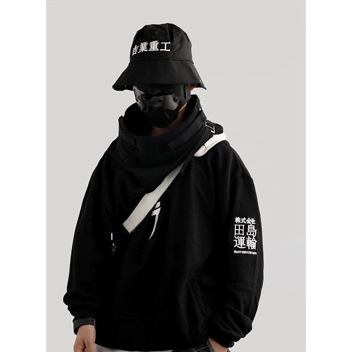 Hoodie Techwear "Katori" -TENSHI™ STREETWEAR