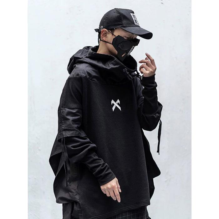 Hoodie Techwear "Norio" -TENSHI™ STREETWEAR
