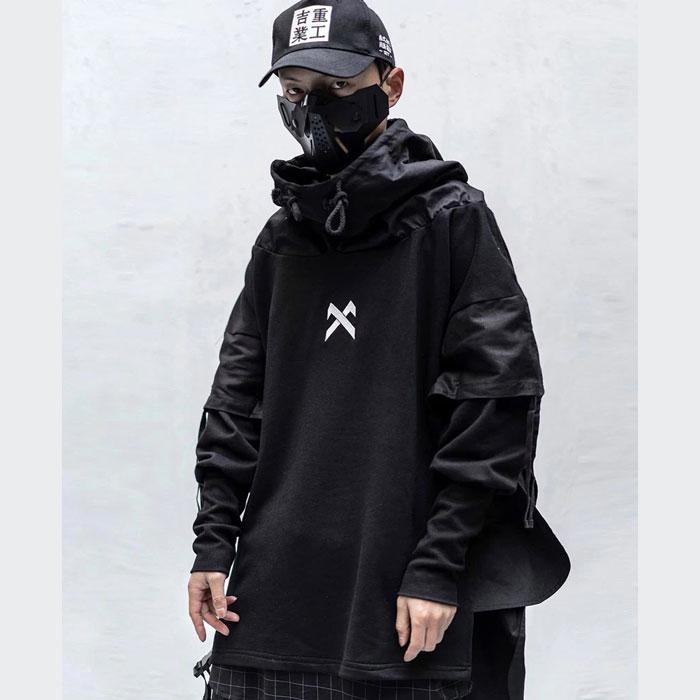 Hoodie Techwear "Norio" -TENSHI™ STREETWEAR
