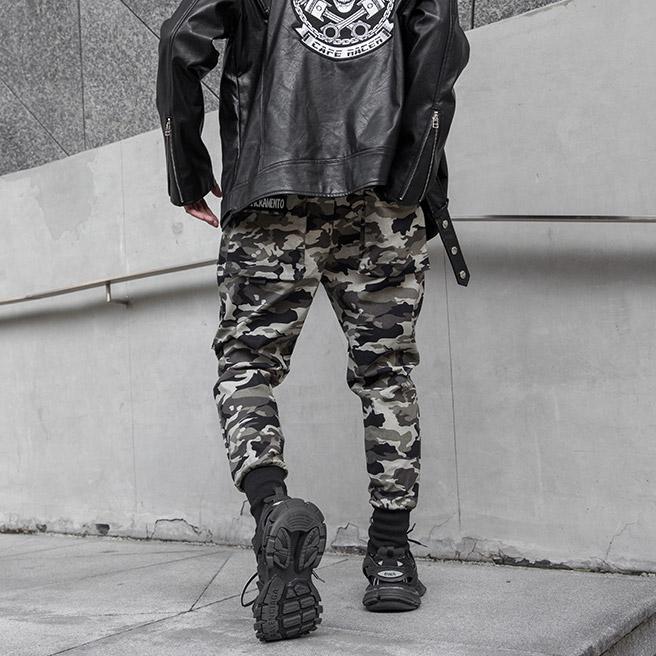 "Kakaro" Camo Cargo Pants -TENSHI™ STREETWEAR