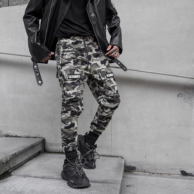 "Kakaro" Camo Cargo Pants -TENSHI™ STREETWEAR