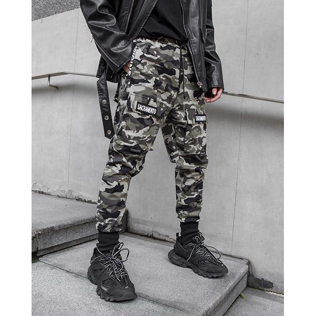 "Kakaro" Camo Cargo Pants -TENSHI™ STREETWEAR