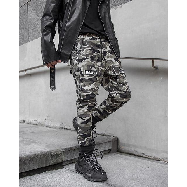 "Kakaro" Camo Cargo Pants -TENSHI™ STREETWEAR