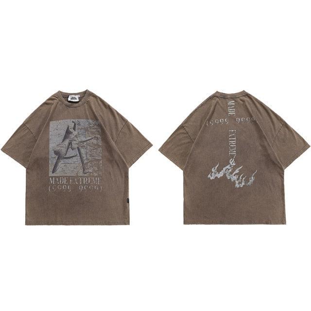 "Kemono" Oversized T-Shirt -TENSHI™ STREETWEAR