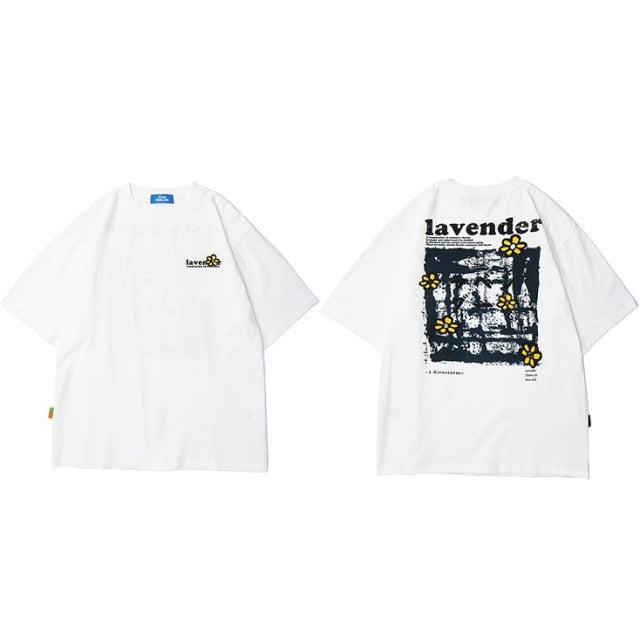"Lavender" Oversized T-Shirt -TENSHI™ STREETWEAR