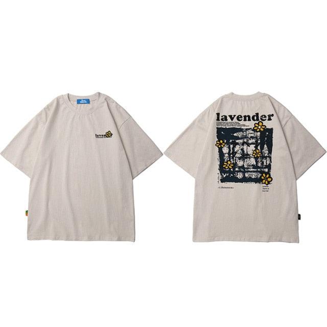 "Lavender" Oversized T-Shirt -TENSHI™ STREETWEAR