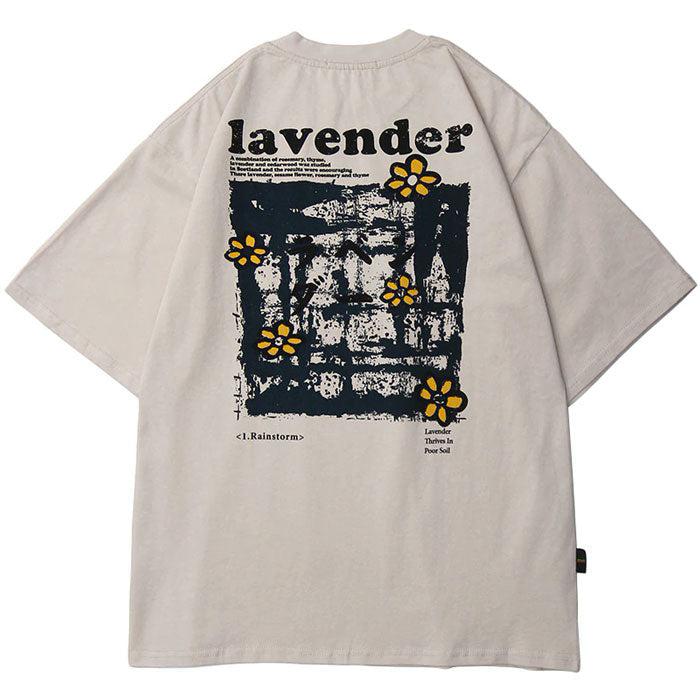"Lavender" Oversized T-Shirt -TENSHI™ STREETWEAR