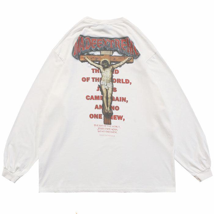 Long Sleeve Oversize T-shirt "Justice" -TENSHI™ STREETWEAR