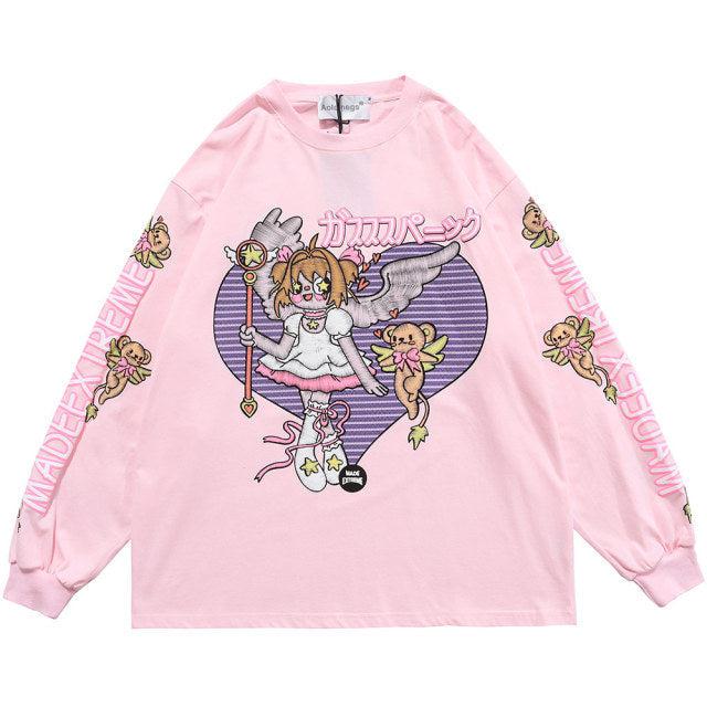 Long Sleeve T-shirt "Matsuura" -TENSHI™ STREETWEAR