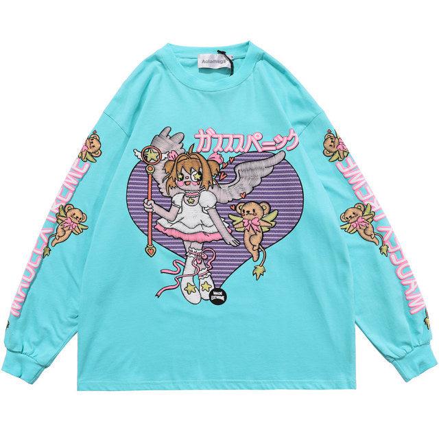 Long Sleeve T-shirt "Matsuura" -TENSHI™ STREETWEAR