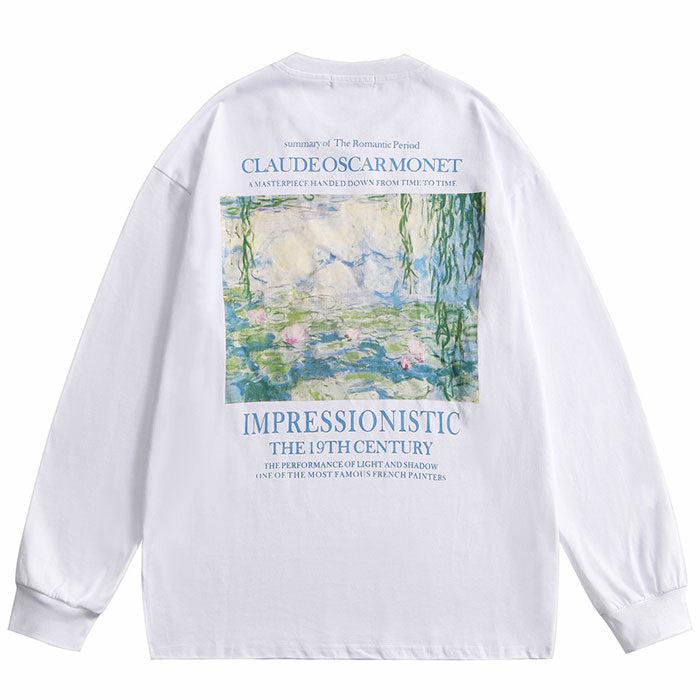 Long Sleeve T-shirt "Monet" -TENSHI™ STREETWEAR