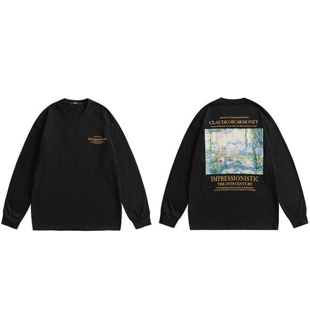 Long Sleeve T-shirt "Monet" -TENSHI™ STREETWEAR