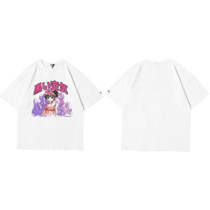 Oversized T-Shirt "Ahegao" -TENSHI™ STREETWEAR