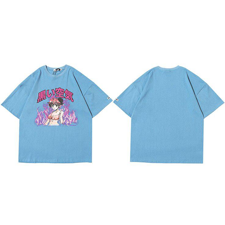Oversized T-Shirt "Ahegao" -TENSHI™ STREETWEAR