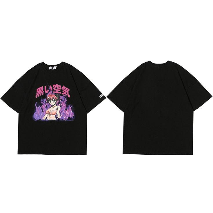 Oversized T-Shirt "Ahegao" -TENSHI™ STREETWEAR