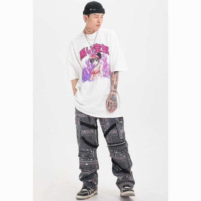 Oversized T-Shirt "Ahegao" -TENSHI™ STREETWEAR