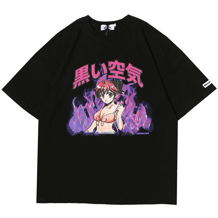 Oversized T-Shirt "Ahegao" -TENSHI™ STREETWEAR