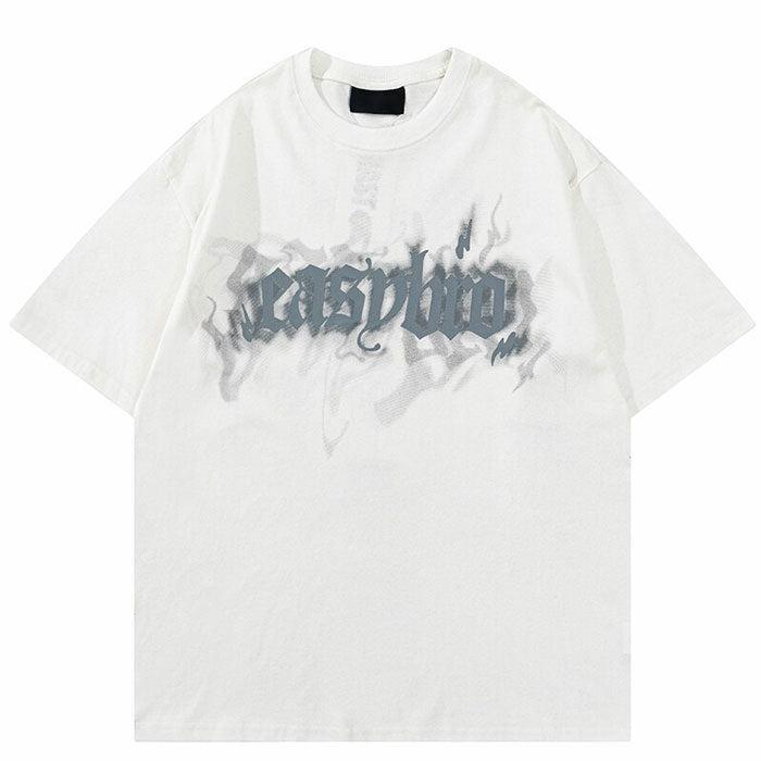 Oversized T-Shirt "Easy Bro" -TENSHI™ STREETWEAR