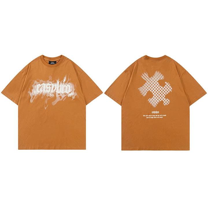 Oversized T-Shirt "Easy Bro" -TENSHI™ STREETWEAR