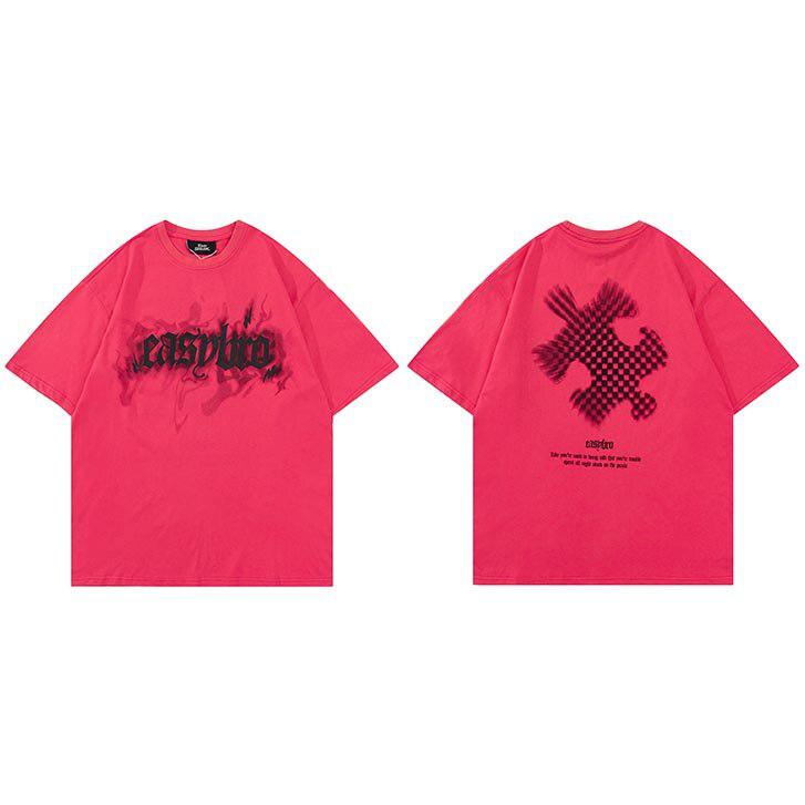 Oversized T-Shirt "Easy Bro" -TENSHI™ STREETWEAR