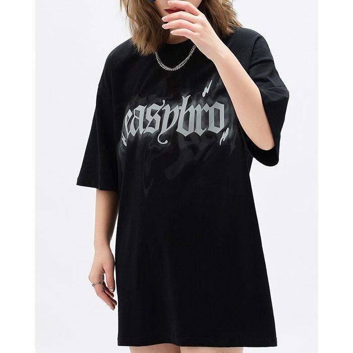 Oversized T-Shirt "Easy Bro" -TENSHI™ STREETWEAR