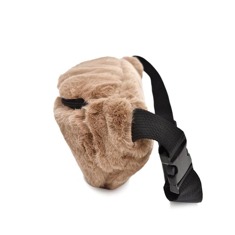 "Saki" Fur Fanny Pack -TENSHI™ STREETWEAR