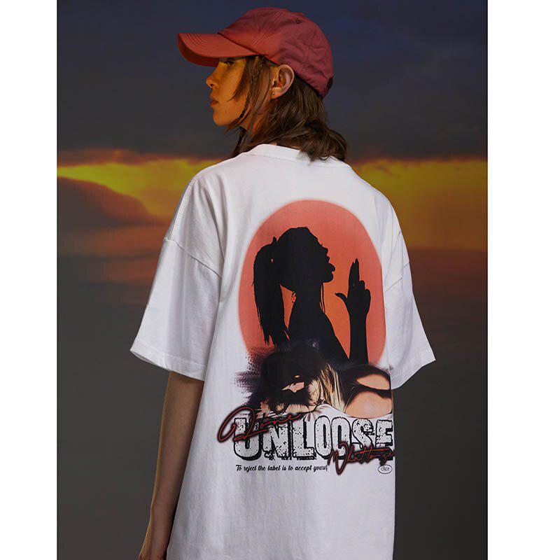 "Sunset" T-Shirt Oversize -TENSHI™ STREETWEAR