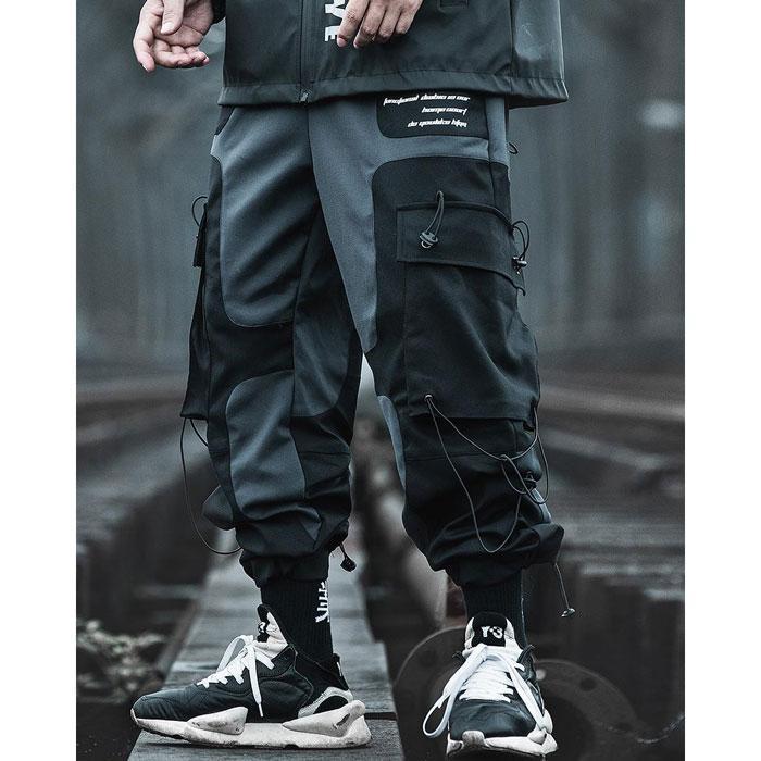 TISHITA Mens Cargo Pant Straight Wide Leg Hiking Trousers Work Pants with  Pockets High Waist Street Trendy Relaxed Fit Sweatpants for Fishing Outdoor