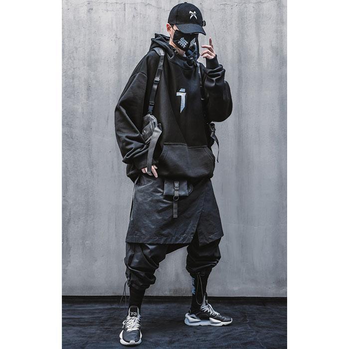 Techwear Hoodie "Kamizuki" -TENSHI™ STREETWEAR