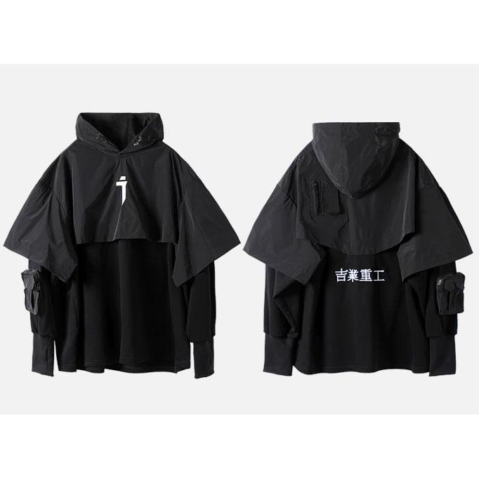 Techwear Hoodie "Raido" -TENSHI™ STREETWEAR