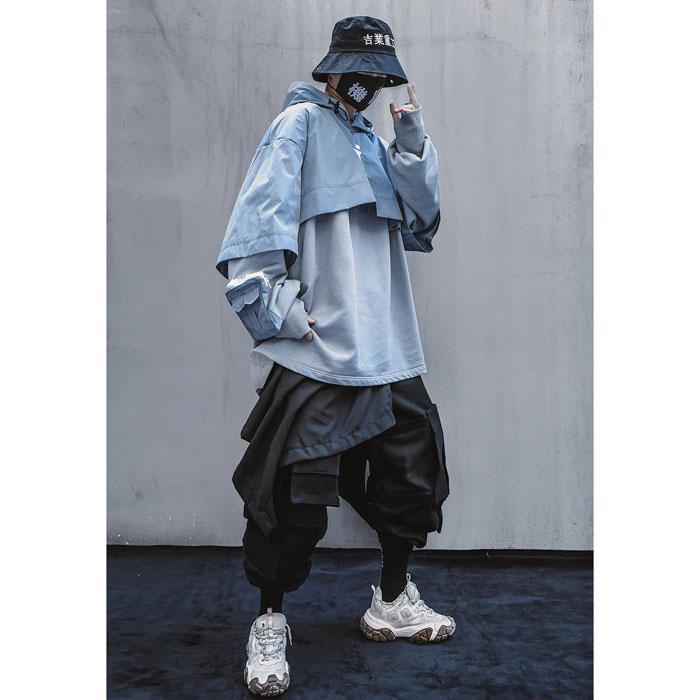 Techwear Hoodie "Raido" -TENSHI™ STREETWEAR