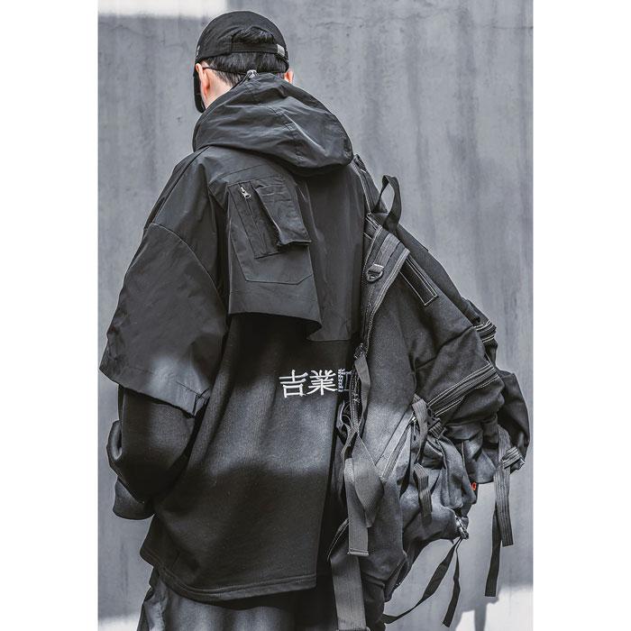 Techwear Hoodie "Raido" -TENSHI™ STREETWEAR