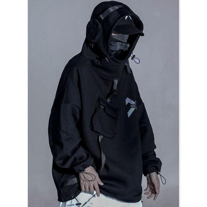 Techwear Hoodie "Tokuma" REFLEKTIV -TENSHI™ STREETWEAR