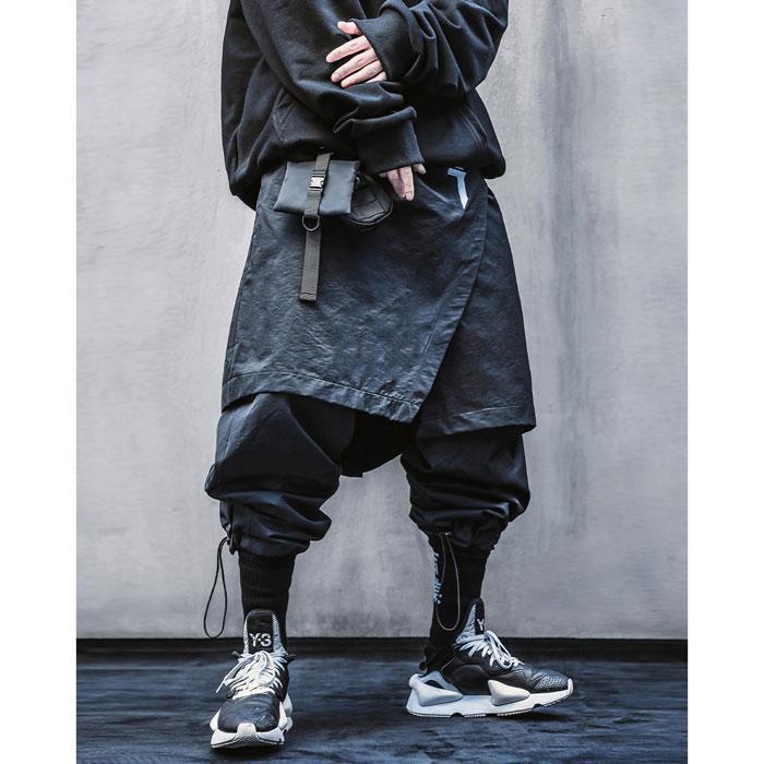 Techwear Pants - Faux Two piece "Akino" -TENSHI™ STREETWEAR