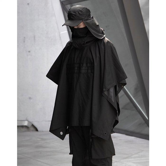 Techwear Poncho "Ayame" -TENSHI™ STREETWEAR