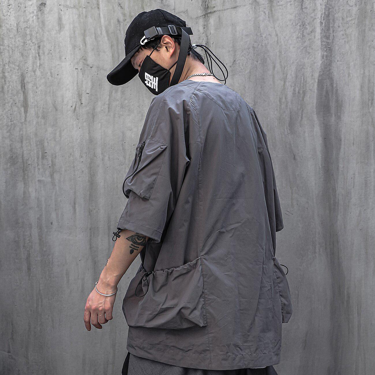Techwear T-shirt "Kiba" -TENSHI™ STREETWEAR