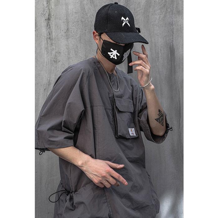 Techwear T-shirt "Kiba" -TENSHI™ STREETWEAR