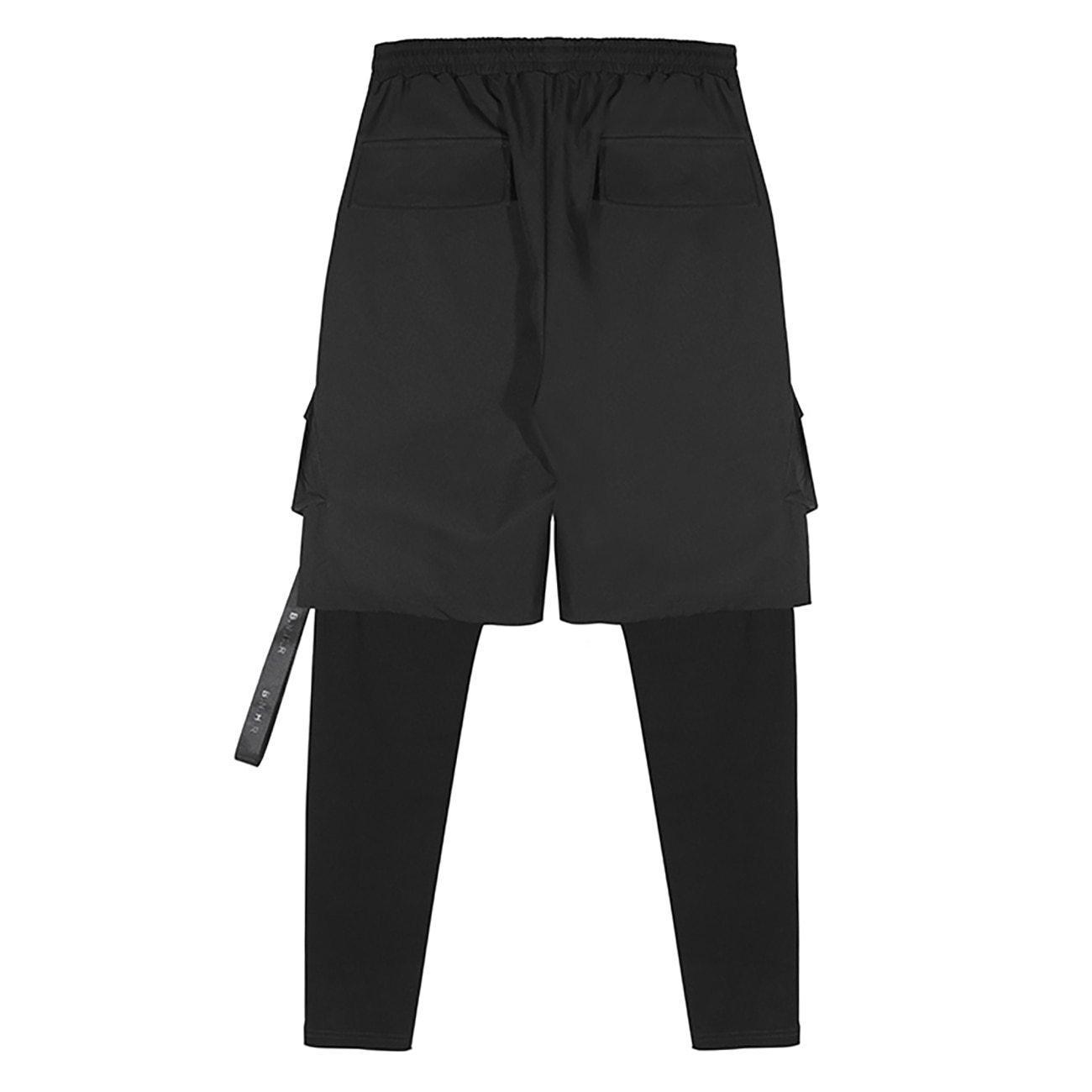 Techwear cargo pants - Faux two-piece "Taiseki" -TENSHI™ STREETWEAR