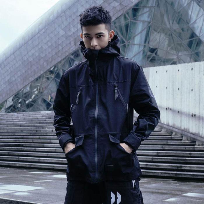 Techwear windbreaker "Hira" -TENSHI™ STREETWEAR