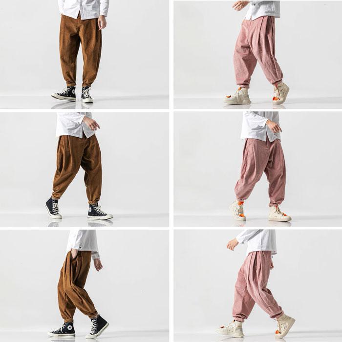 Velvet Harem Pants "Cham" -TENSHI™ STREETWEAR