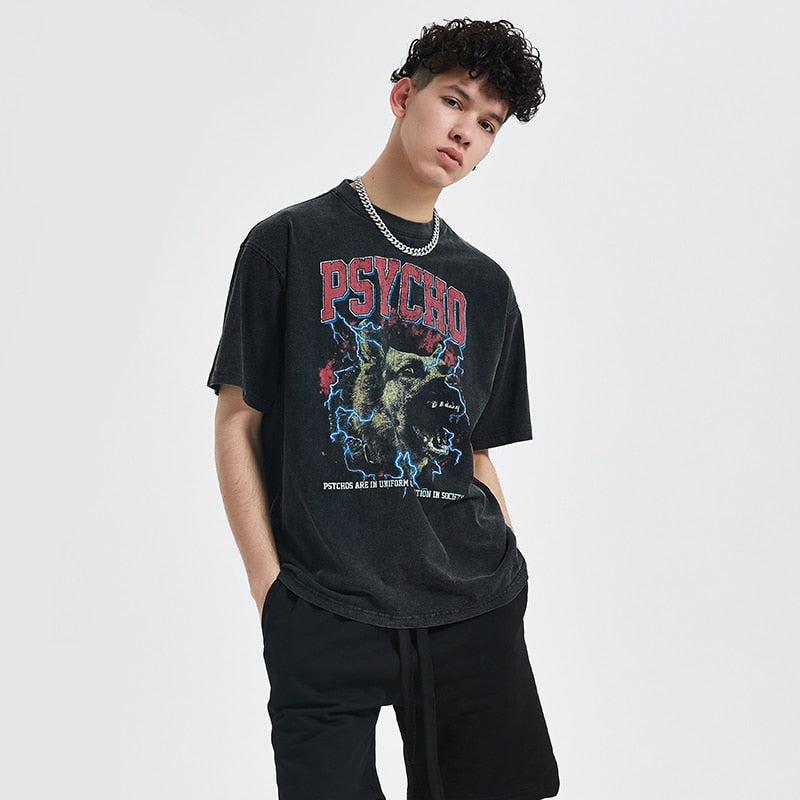 "Wolfy" T-Shirt -TENSHI™ STREETWEAR