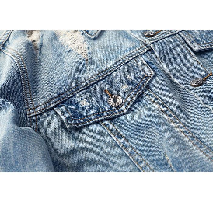 Denim Jacket "Shimizu" -TENSHI™ STREETWEAR